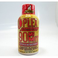 Prof Whyte's K Plex Premium Strawberry Flavored Liquid Kratom Extract Shots - 90mg MIT (2oz/57ml)(Samples)(1)